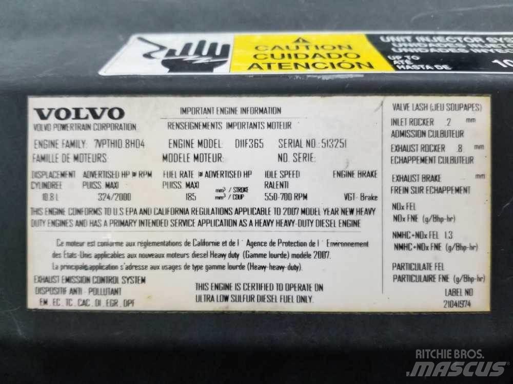 Volvo D11F Motorer