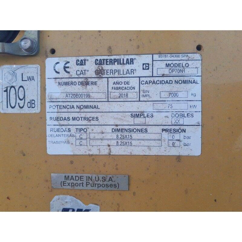 CAT DP70N1 Dieselmotviktstruckar