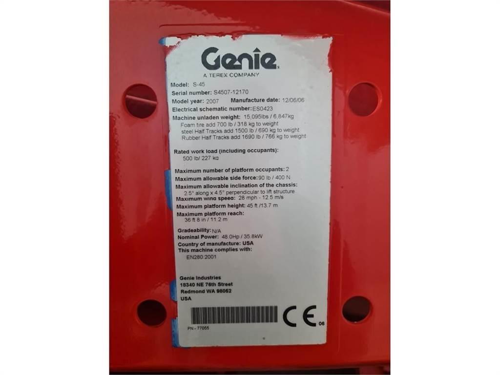 Genie S-45 Teleskop bomliftar