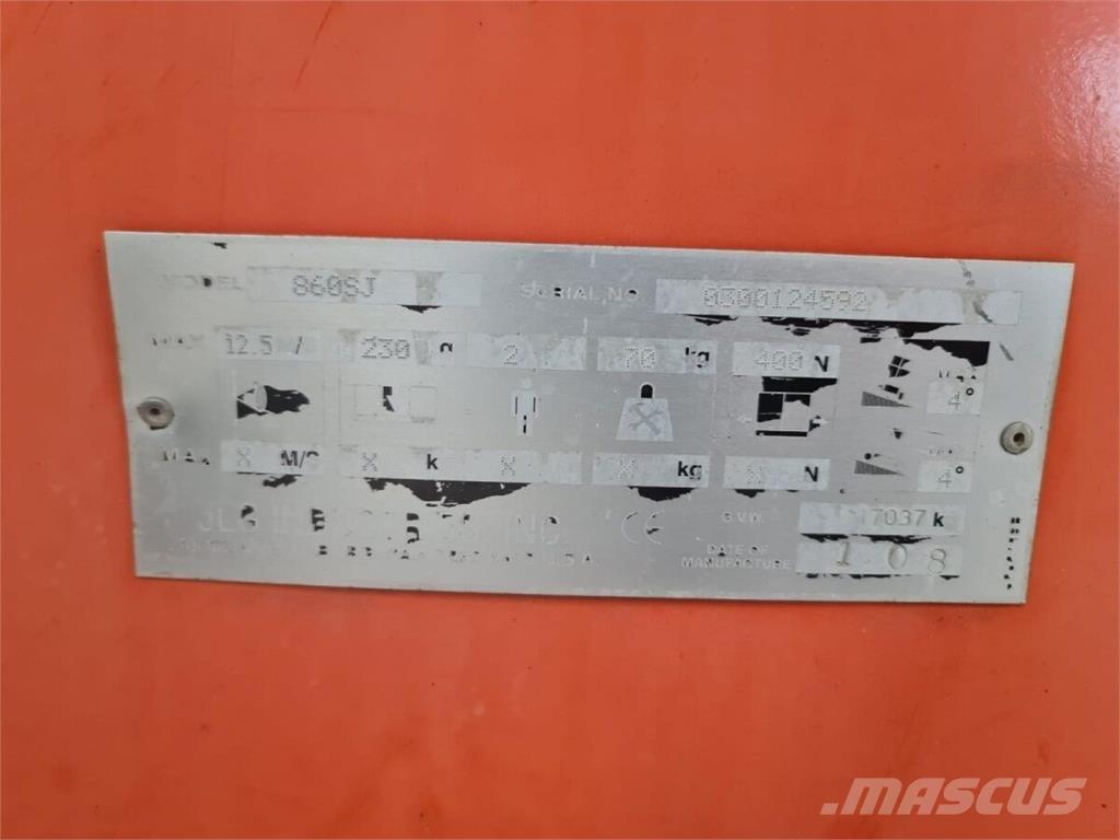 JLG 860SJ Teleskop bomliftar