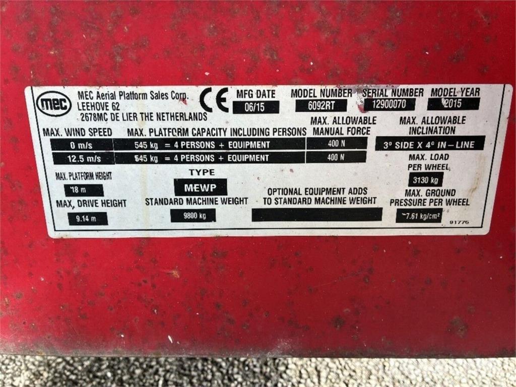 MEC 6092RT Saxliftar