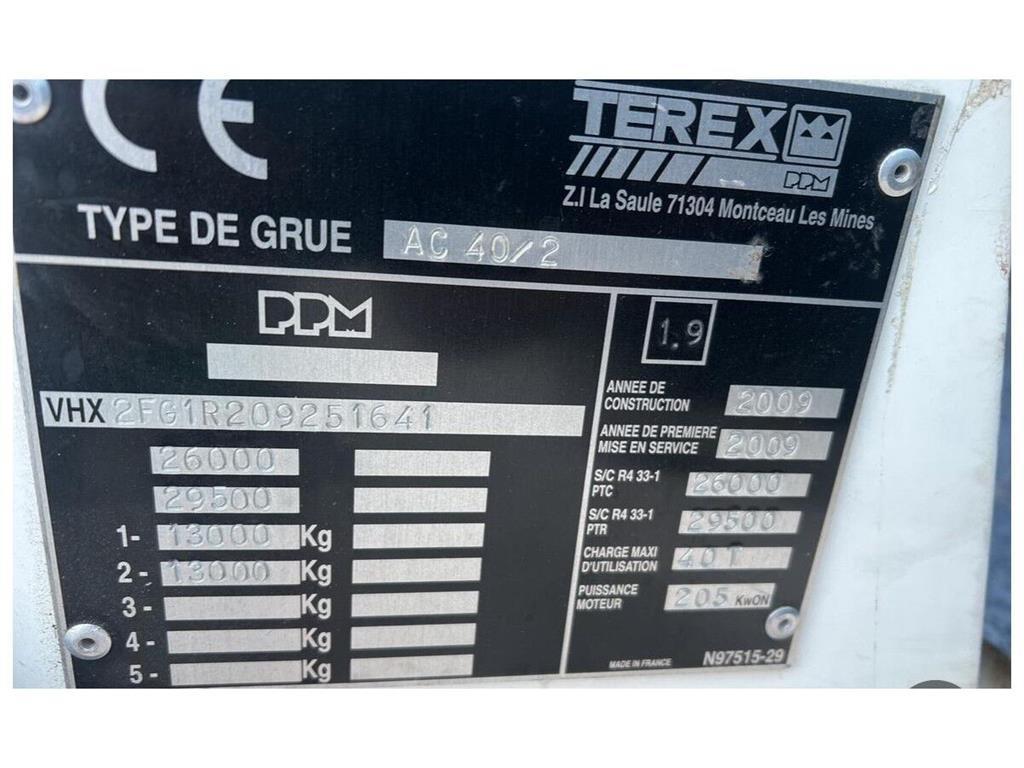 Terex AC40 Allterrängkranar