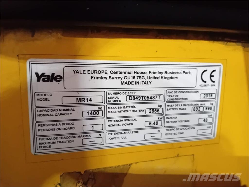 Yale MR14 Materialhantering - Övriga