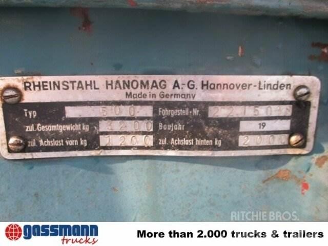 Hanomag Granit 500 Entreprenad - Övrigt