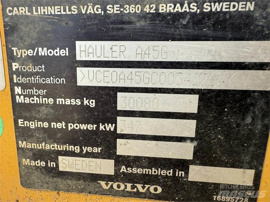 Volvo A45G W/ TAILGATE Midjestyrd dumper