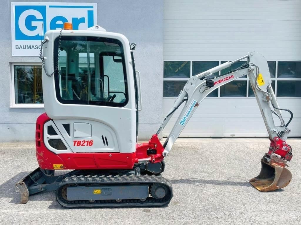 Takeuchi TB216 Minigrävare < 7t