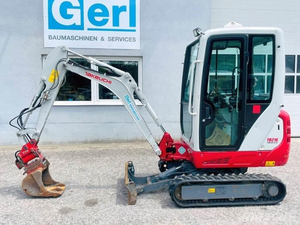 Takeuchi TB216 Minigrävare < 7t