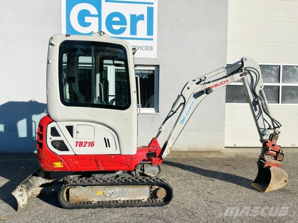 Takeuchi TB216 Minigrävare < 7t