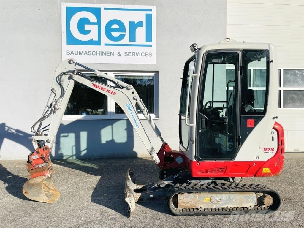 Takeuchi TB216 Minigrävare < 7t
