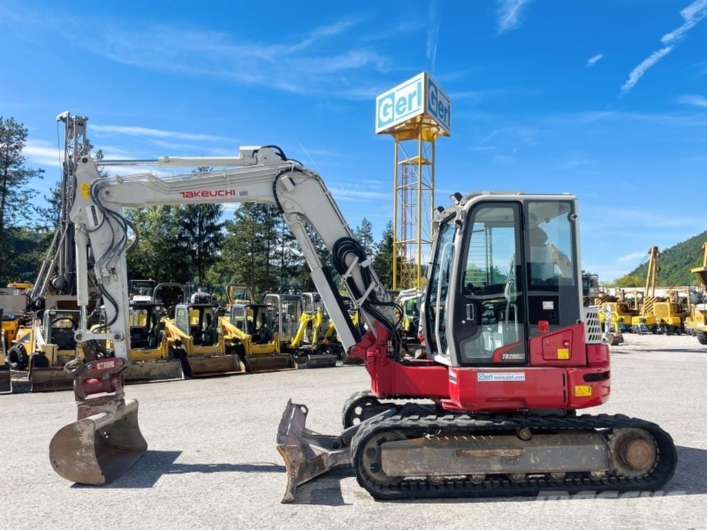 Takeuchi TB280FR Minigrävare < 7t