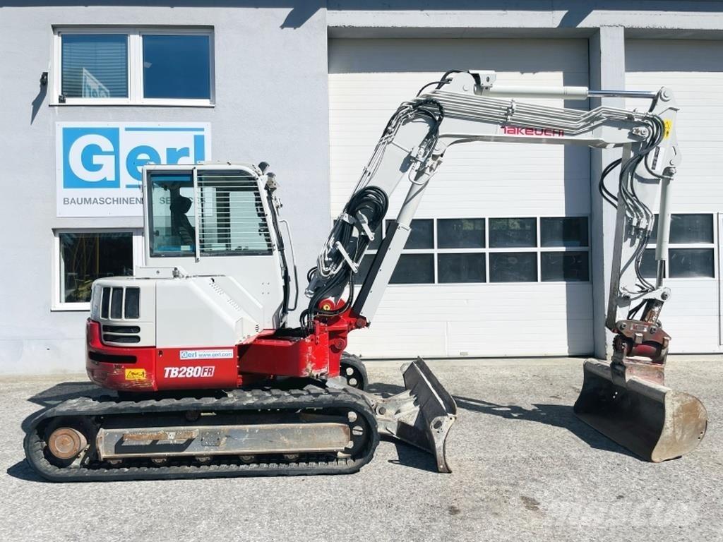 Takeuchi TB280FR Minigrävare < 7t