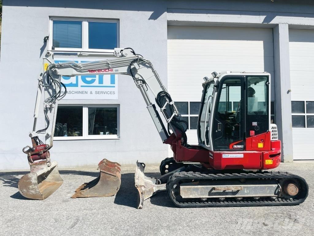 Takeuchi TB280FR Minigrävare < 7t