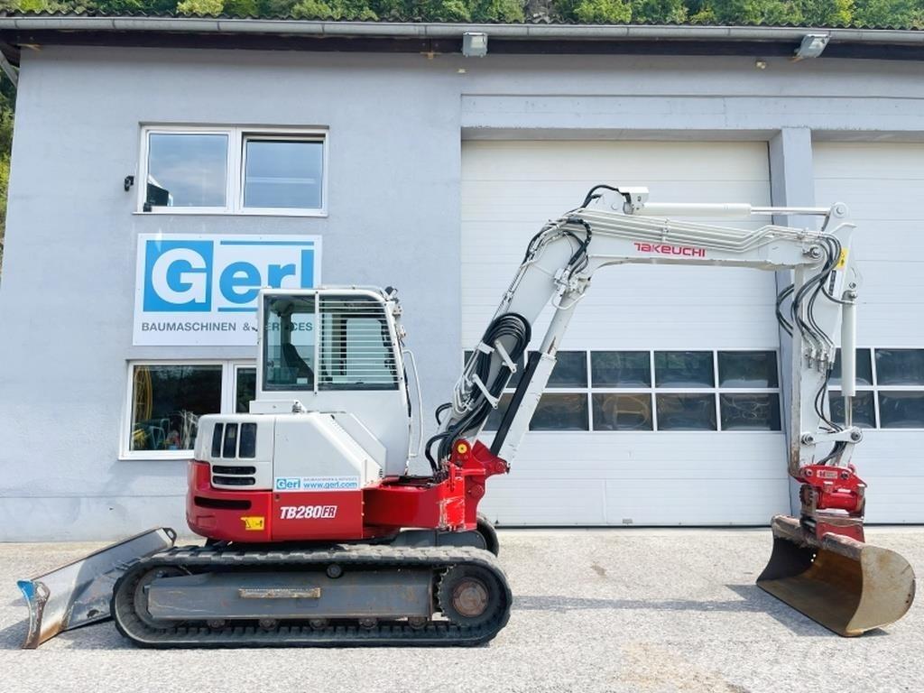 Takeuchi TB280FR Minigrävare < 7t