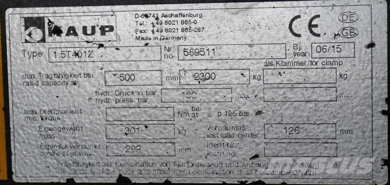 Kaup 1.5T401Z Övriga tillbehör och komponenter