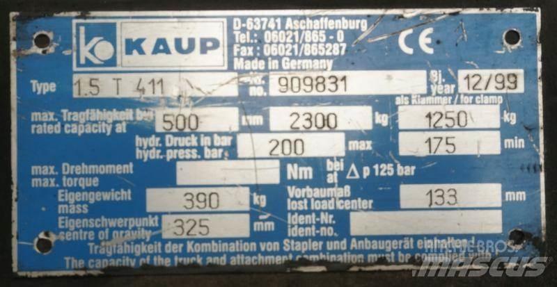 Kaup 1,5T411 Övriga tillbehör och komponenter