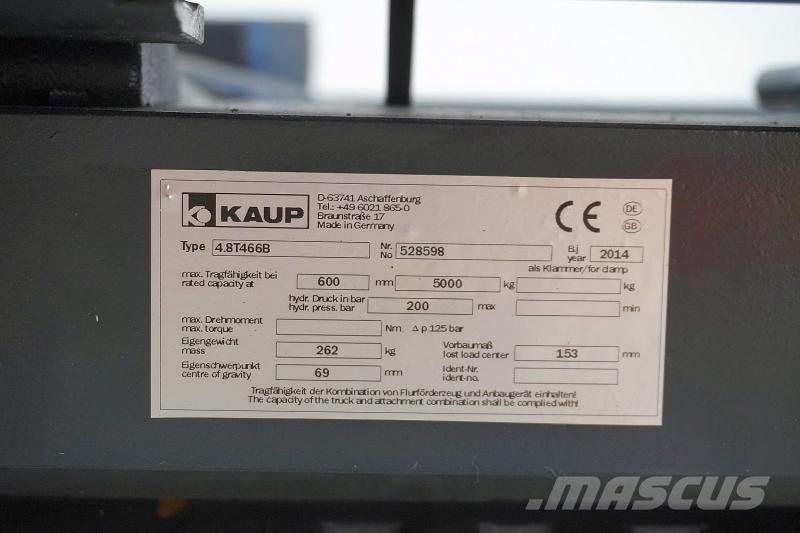 Kaup 4,8T 466B Övriga tillbehör och komponenter
