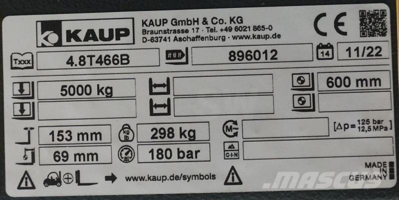 Kaup 4,8T466B Övriga tillbehör och komponenter