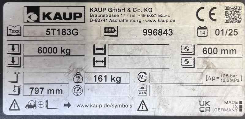 Kaup 5T183G Övriga tillbehör och komponenter
