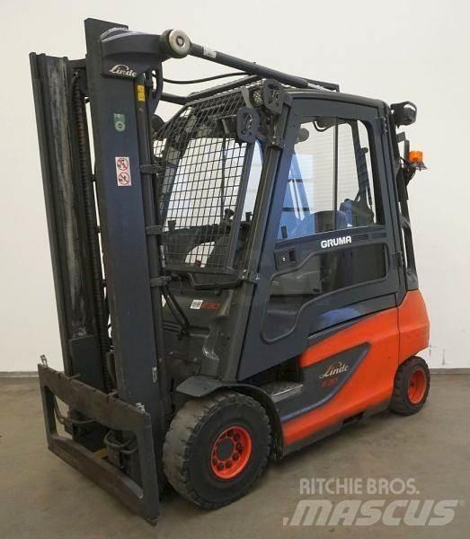 Linde E 30 387 Elmotviktstruckar