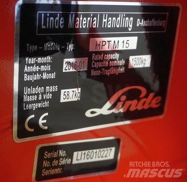 Linde HPT M 15 Pallvagn