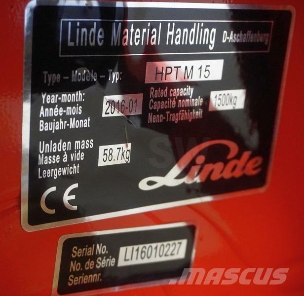 Linde HPT M 15 Pallvagn