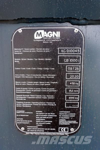 Magni 1000 L Materialhantering - Övriga
