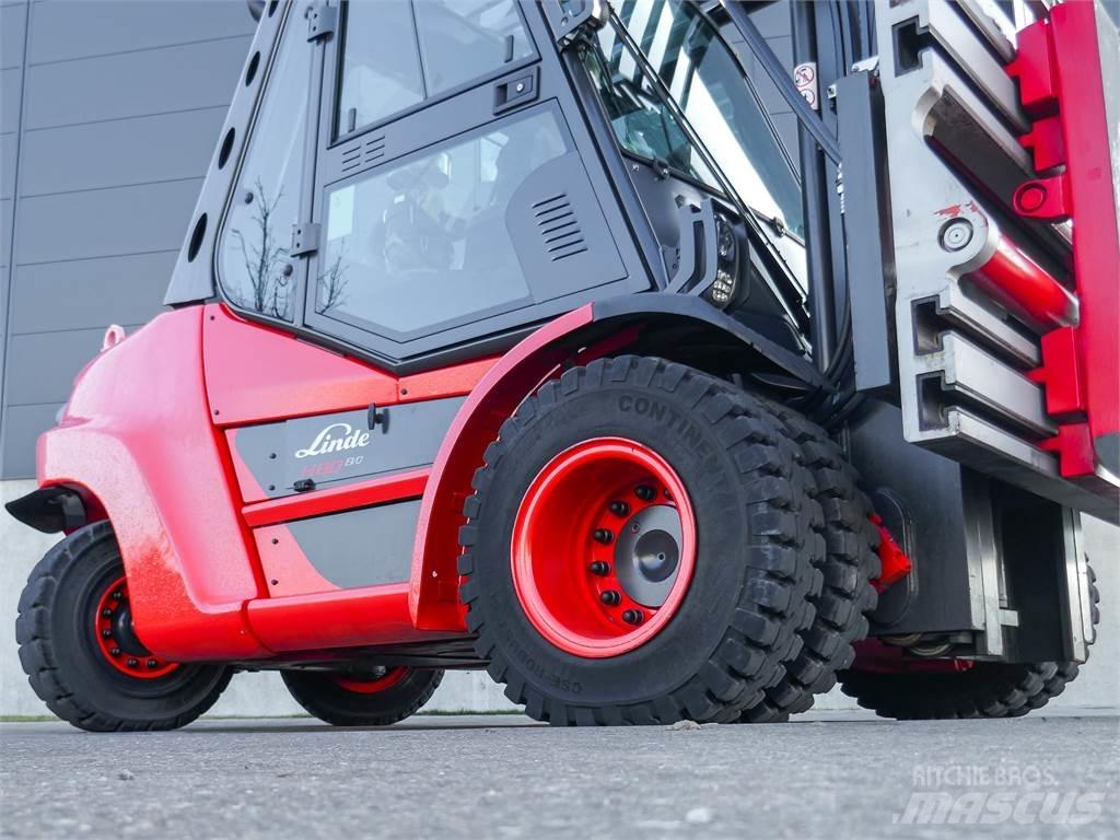 Linde H 80D-03/900 Dieselmotviktstruckar