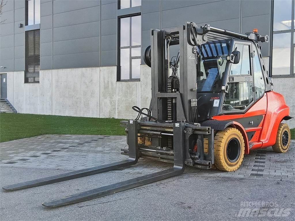 Linde H 80T-03/900 Gasolmotviktstruckar