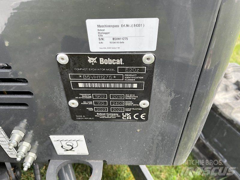 Bobcat E 20z Minigrävare < 7t