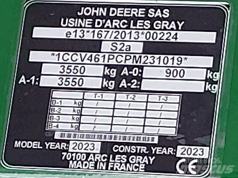John Deere V461M Lantbruk - Övrigt