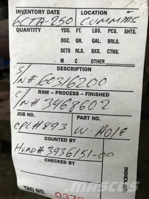 Cummins 6CTA 8.3 Motorer