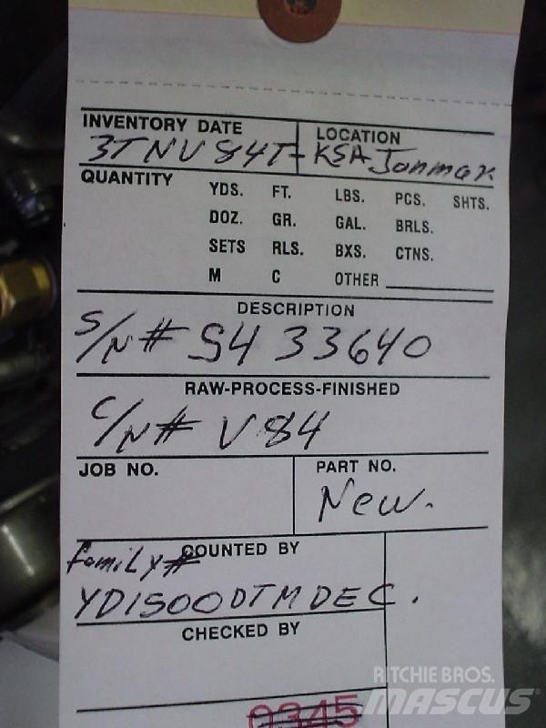 Yanmar 3TNV84T-BKSA Motorer