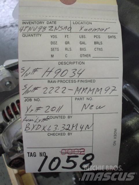Yanmar 4TNV98-ZNSAD Motorer