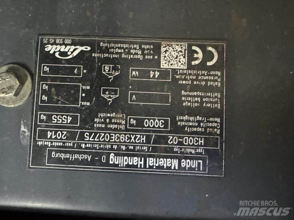 Linde H30D-02 Dieselmotviktstruckar