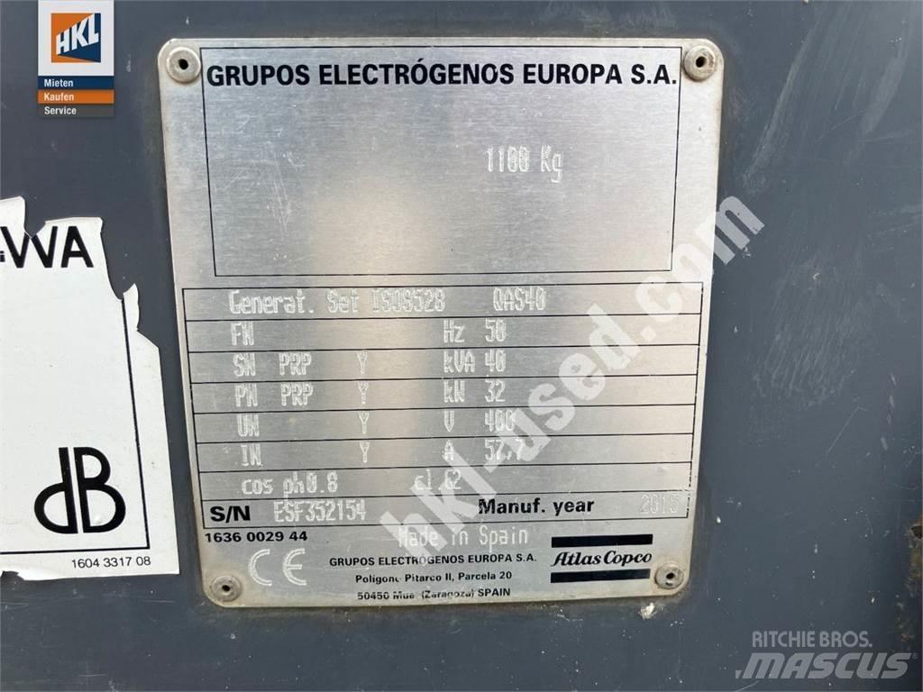 Atlas Copco QAS 40 KDS Övriga generatorer