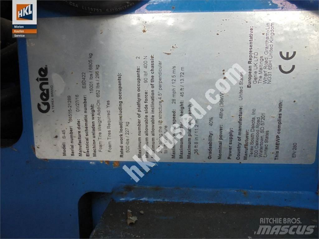 Genie S 45 Entreprenad - Övrigt