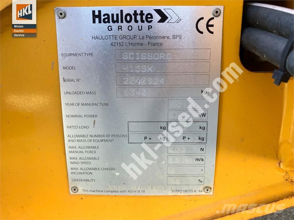 Haulotte H 15 SX Entreprenad - Övrigt