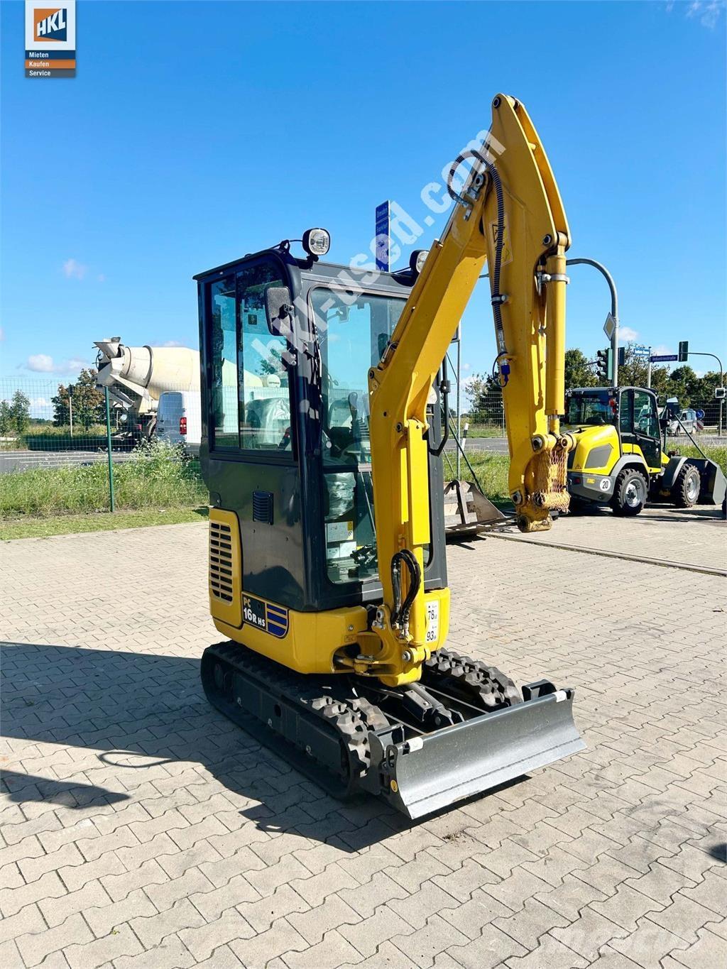 Komatsu PC 16 R-3HS Minigrävare < 7t