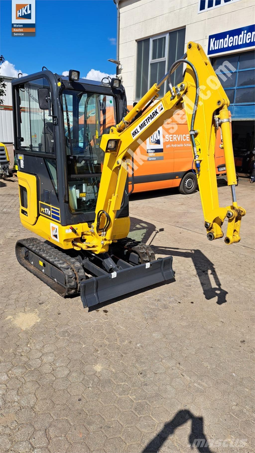 Komatsu PC 17 R-5 Minigrävare < 7t