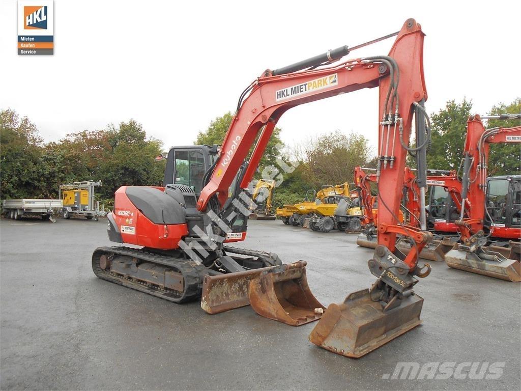 Kubota KX 080-4 Minigrävare < 7t