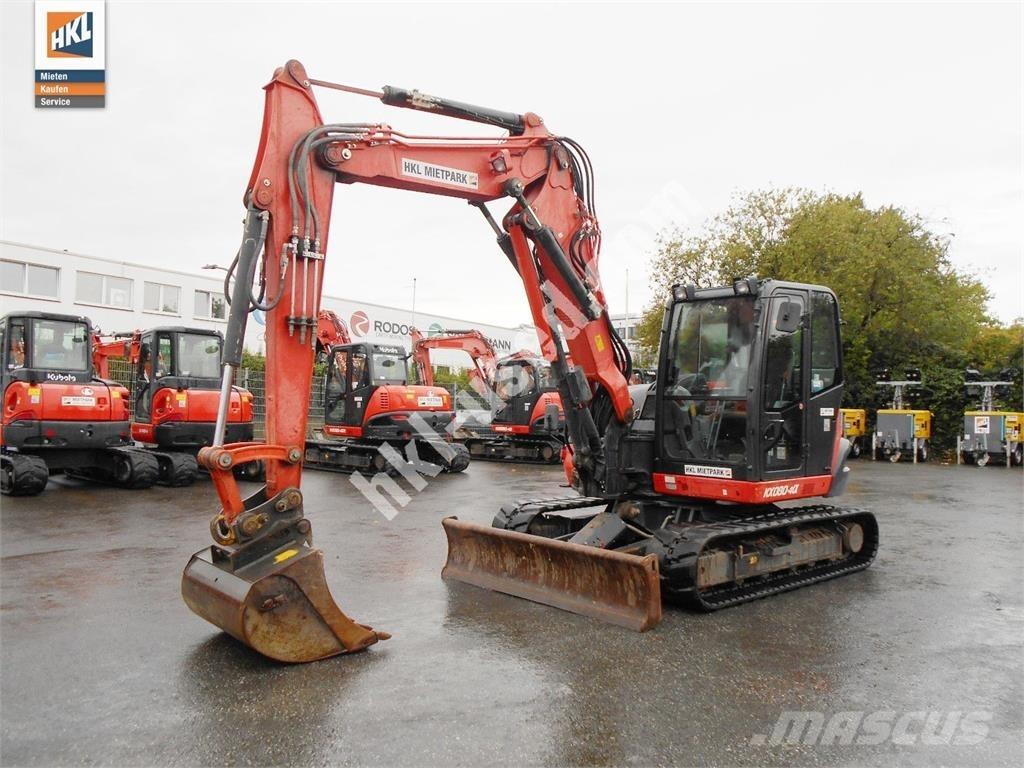 Kubota KX 080-4 Minigrävare < 7t