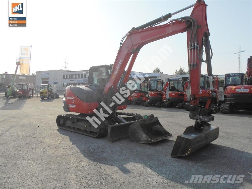 Kubota KX 080-4 Minigrävare < 7t