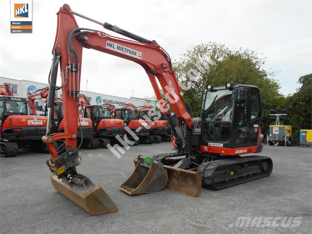 Kubota KX 080-4 Minigrävare < 7t