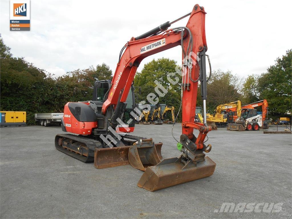 Kubota KX 080-4 Minigrävare < 7t