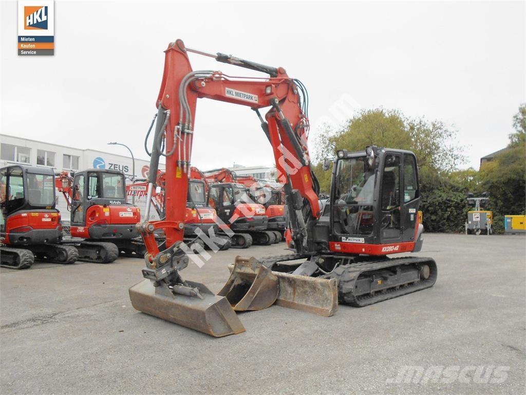 Kubota KX 080-4 Minigrävare < 7t