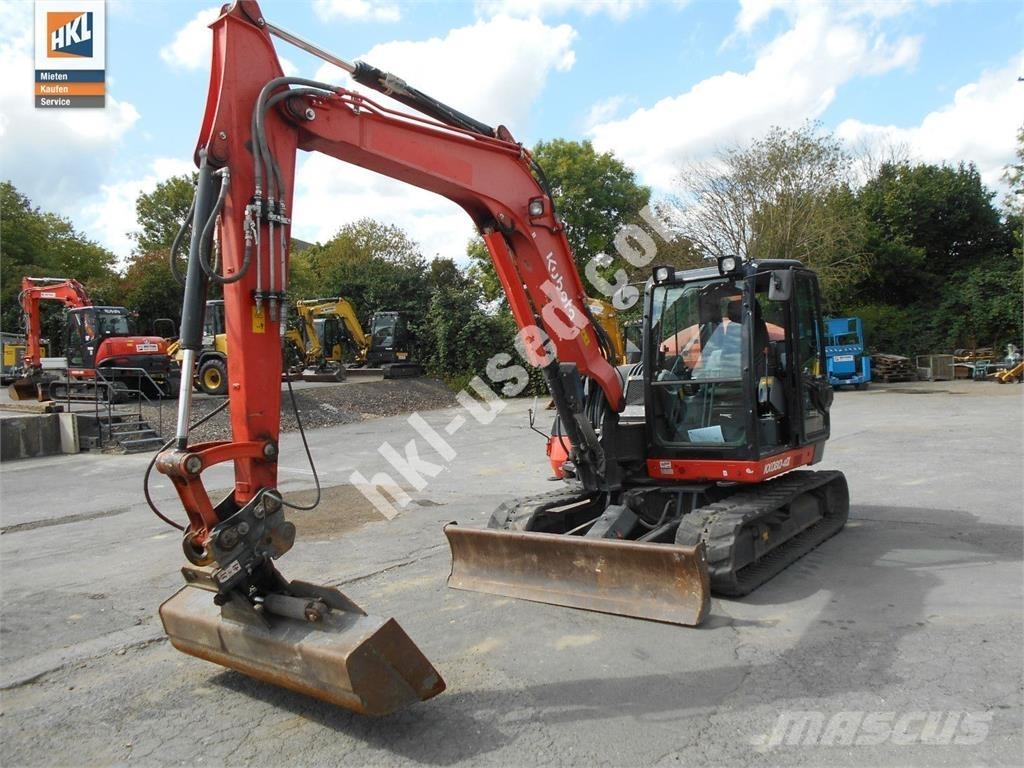Kubota KX 080-4 Minigrävare < 7t