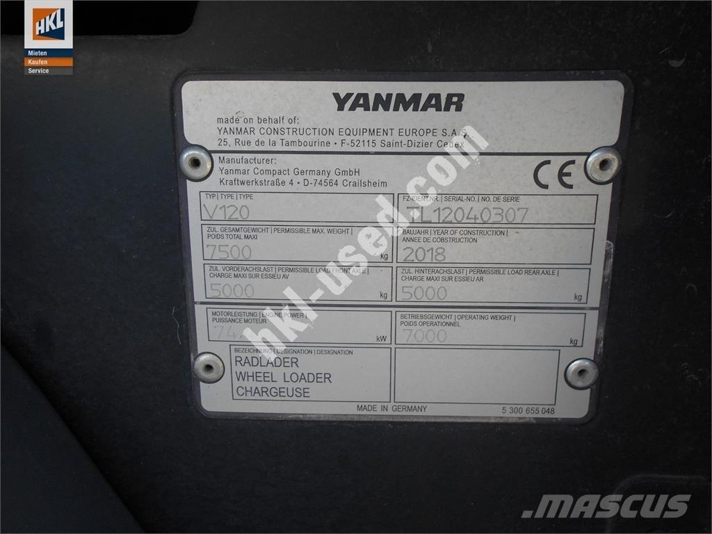 Yanmar V 120 Hjullastare