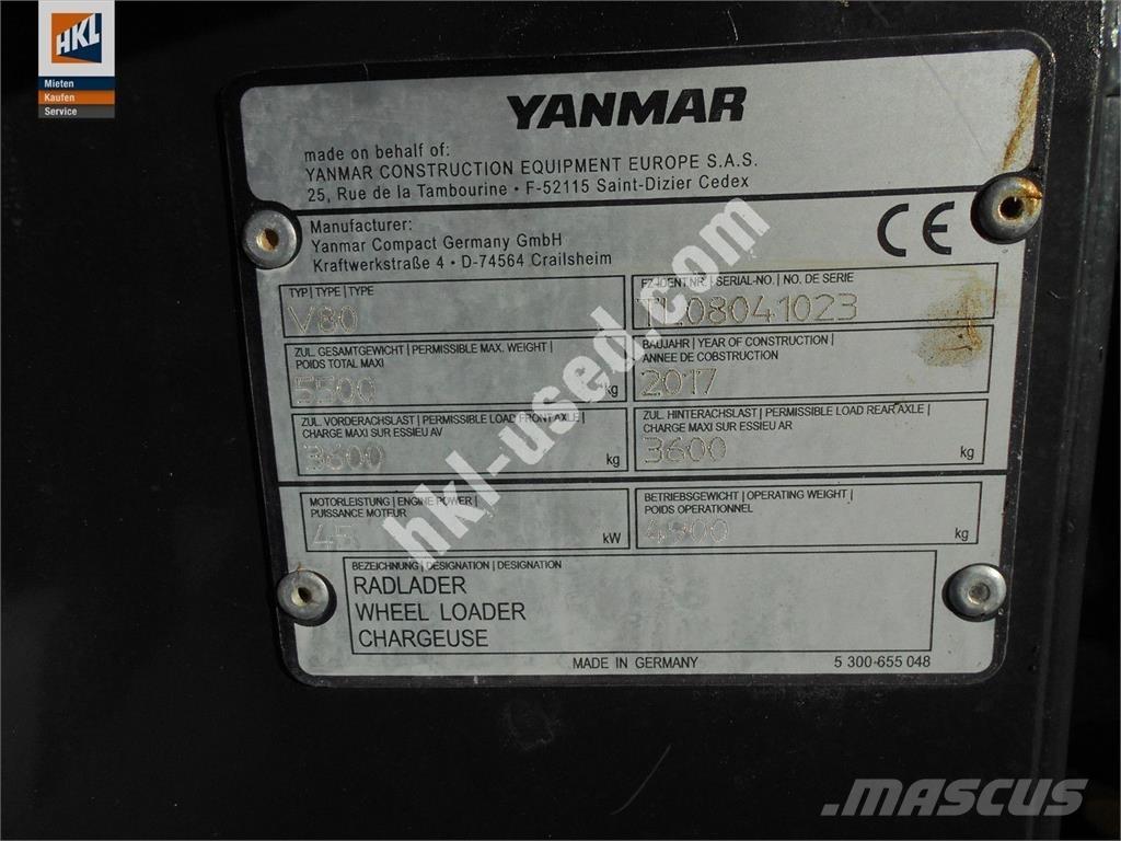 Yanmar V 80 Hjullastare
