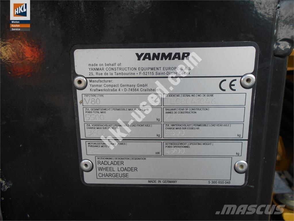 Yanmar V 80 Hjullastare