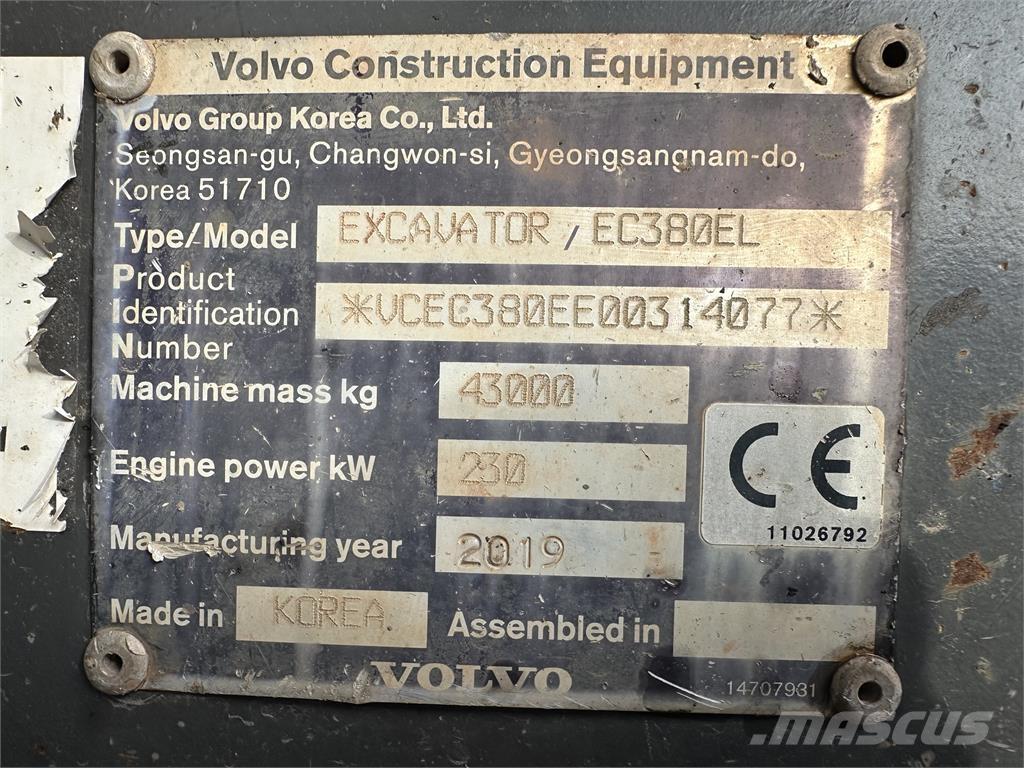 Volvo EC380E Entreprenad - Övrigt